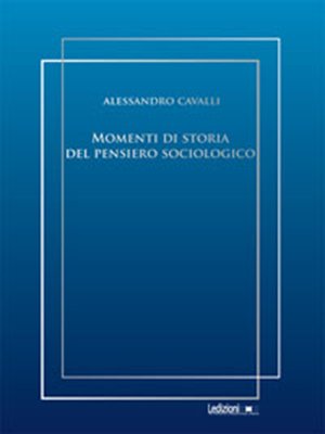 cover image of Momenti di storia del pensiero sociologico